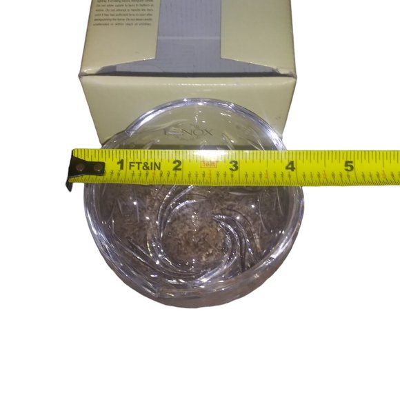 LENOX OPAL INNOCENCE Hand Cut Lead Crystal Votive Candle Holder 4 1/2" - Picture 7 of 10